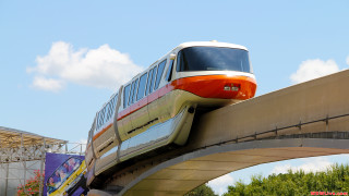 Train bridge sunny day blue 2 - a train free wallpaper