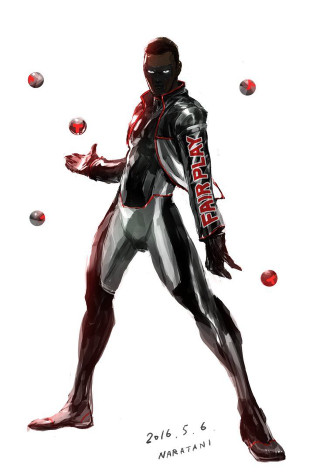 Man black white suit red - suit free wallpaper for mobile