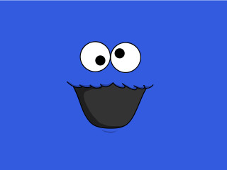 Blue cartoon face cloud sky - a cartoon face free wallpaper for desktop