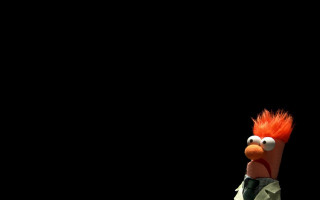 Red haired bird suit tie - postminimalism free wallpaper