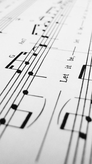 Music sheet notes pen middle - beautiful free wallpaper for mobile