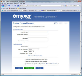Signup form personal account business - free technology wallpaper for tablet