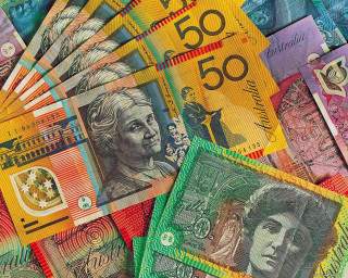 Australian currency pile table phone - free textures wallpaper for desktop