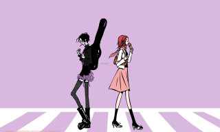 Couple street guitar microphone neo - neodada free wallpaper