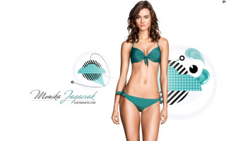 Woman bikini bow fish chest - a bow free wallpaper for desktop