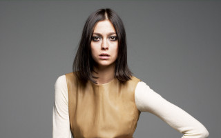 Woman brown dress white shirt - a brown dress free wallpaper for desktop