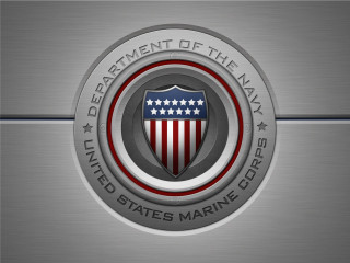 Metal emblem united states marine - marine free wallpaper