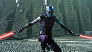 Star wars man dual lightsabers - nebula free wallpaper