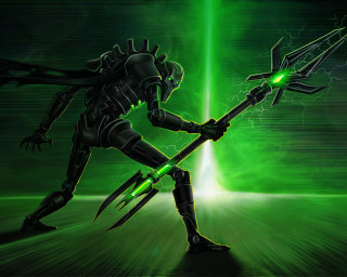 Green alien green light arm - a green alien free wallpaper