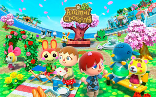 Animal crossing picnic table food 2 - catrin g grosse free wallpaper