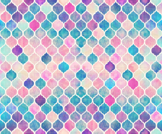 Colorful circles dots geometric pastel - a colorful pattern free wallpaper