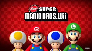 Mario bros group red background - carlos trillo name free wallpaper