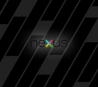 Black background nexis rainbow logo - ambient free wallpaper for tablet