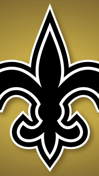 Saints gold fleurdelis davearredondo solo - a gold background free wallpaper for mobile
