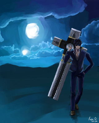 Man suit giant cross full - giant free wallpaper for mobile