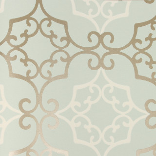 Gold white rococo lace green - a gold border free wallpaper for tablet