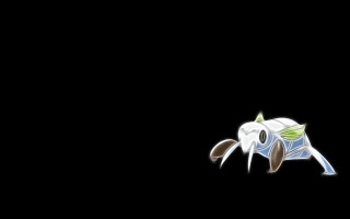 White green bird black background - the right side of the image free wallpaper