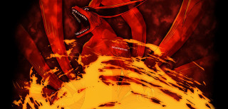 Red dragon flames mouth sharp - sharp tooth free wallpaper