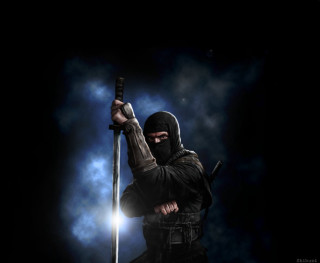 Man black outfit sword hoodie - a black hoodie free wallpaper