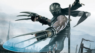 Man black outfit swords mountain - sharp claw free wallpaper for desktop