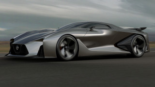 Silver sports car cloudy road - cgstudio free wallpaper
