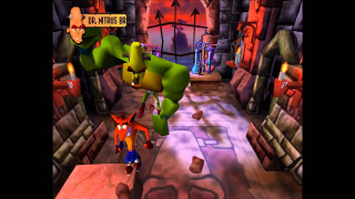 Cartoon character running tunnel video - free gaming wallpaper