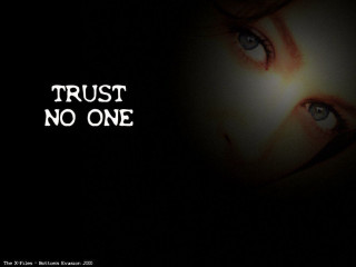 Girl blue eyes trust no - cynical free wallpaper for desktop