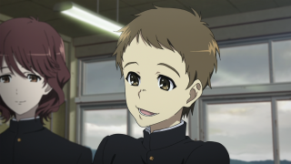 Anime characters window sky background - a sky background and a building in the background free wallpaper