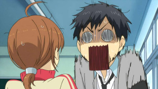 Couple people glasses cat nose - their head free wallpaper for desktop