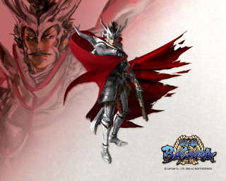 Man red cape armor sword - a sword and shield free wallpaper