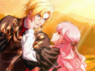 Anime characters field flowers grass 4 - a field of flowers and grass free wallpaper for desktop