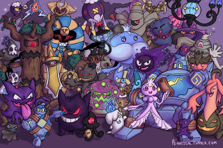 Cartoon characters pile grouped together - craola free wallpaper