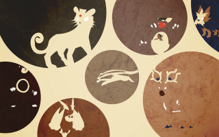 Colored circles cat bird group - league of legends free wallpaper