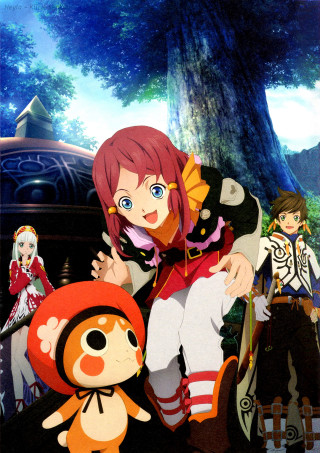 Anime characters tree bench stuffed - stuffed free wallpaper for mobile