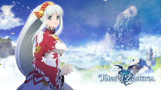 Woman red dress mountain sword - her hand and a sky background free wallpaper