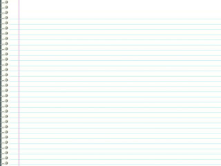 Spiral notebook lined paper pen - isometric view free wallpaper