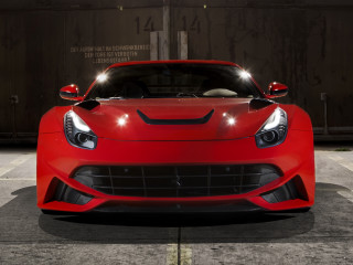 Red sports car hood up 3 - its light free wallpaper