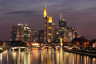 Berlin bridge night skyline river - berlin secession free wallpaper