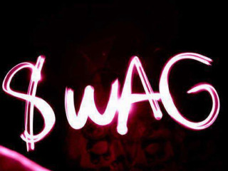 Neon sign swag dark person - cool free wallpaper