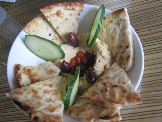 Plate food cucumbers table glass - other food free wallpaper