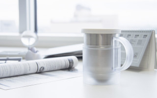 Coffee mug table window sill - paper free wallpaper