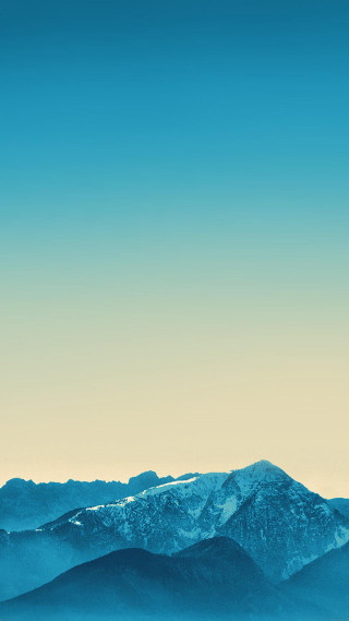 Mountain range blue sky clouds 4 - a mountain range free wallpaper for mobile