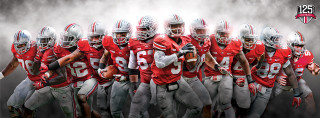 Football players red grey uniforms - high definition free wallpaper