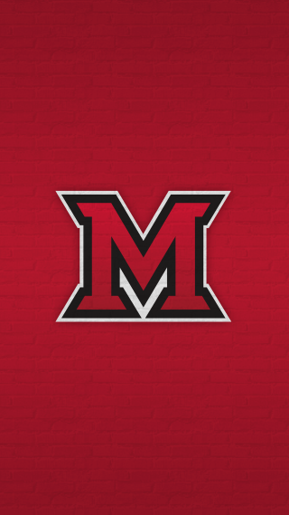 Red brick wall letter m - free minimalism wallpaper