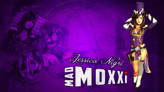 Woman costume purple background image - maximalism free wallpaper