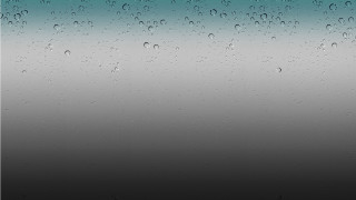 Window waterdrops blue sky black - border free wallpaper