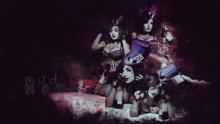 Women costumes group photo dark - shock art free wallpaper