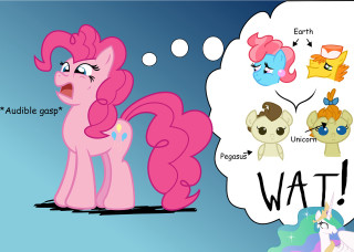Pinkie pony expressions thought bubble - i free wallpaper