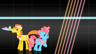 Little ponies black background neon - little pony free wallpaper
