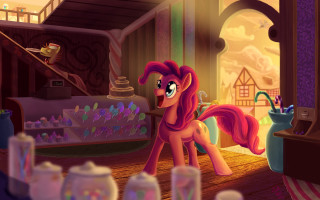 Pink pony room bottles bird - bottle free wallpaper